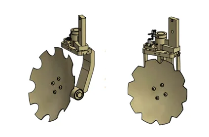 Pług tarczowy Braun — widok narzędzia